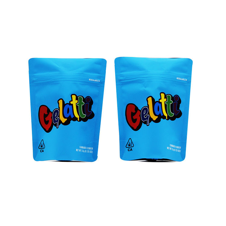 Dayanıklı Bitkisel Tütsü Ambalaj Mini Kilitli Ot Mylar Plastik Kaliforniya Çerezler Çanta