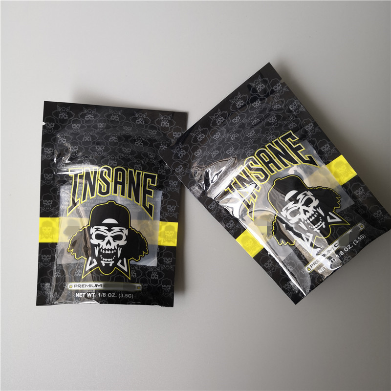 Koku Korumalı Ambalaj Kilitli Plastik Torbalar California Çerezler Ambalaj Mat Yüzey