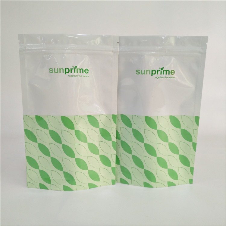 Açılıp kapanabilir Kilitli Stand Up Torbalar Alüminyum Folyo Paket Doypack Chia Tohumları Ambalaj