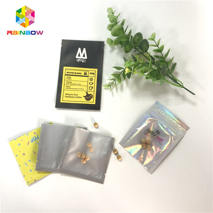 Koku Korumalı Isı Yalıtımlı Kozmetik Tablet Hap Ambalajı Mini 3x5 İnç Net Geri