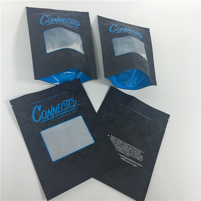 Özel Baskı 7g Zip Kilidi Plastik Torbalar Koku Korumalı Stand Up Alüminyum Folyo Kaplı