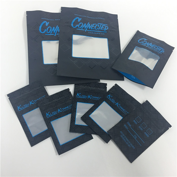 Doypack Bitkisel Tütsü Ambalaj Kilitli Tütün CBD için Stand Up Torbalar