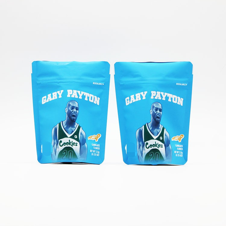 Özel Çanta Bitkisel Tütsü Ambalajı, Mylar Kurabiye Fermuarlı Kese Stand Up