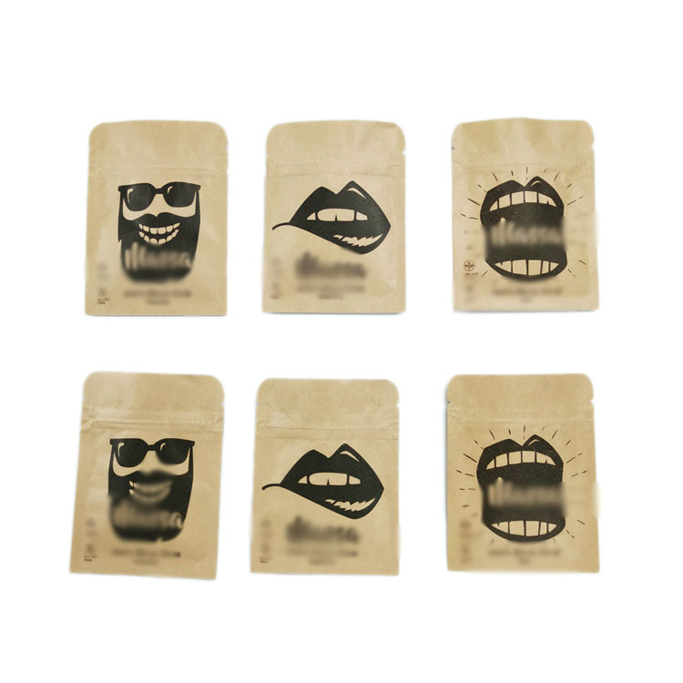 Gıda Ambalaj Stand Up Fermuar Kılıfı Geri Dönüşümlü Plastik Torba Kilitli Somunlar için