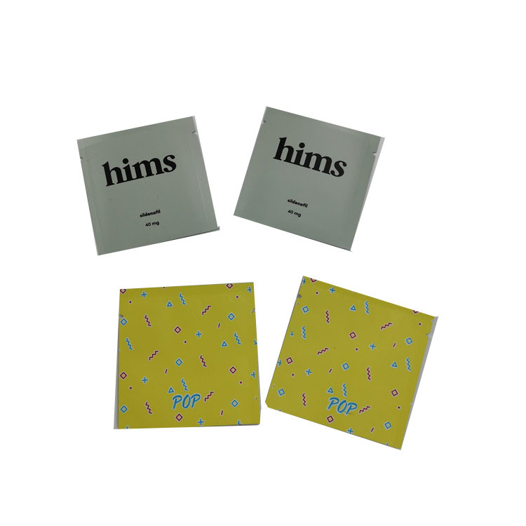 Şeker Hapı Mat Film Plastik Torbalar Ambalaj Poşet MOPP VMPET PE Malzeme