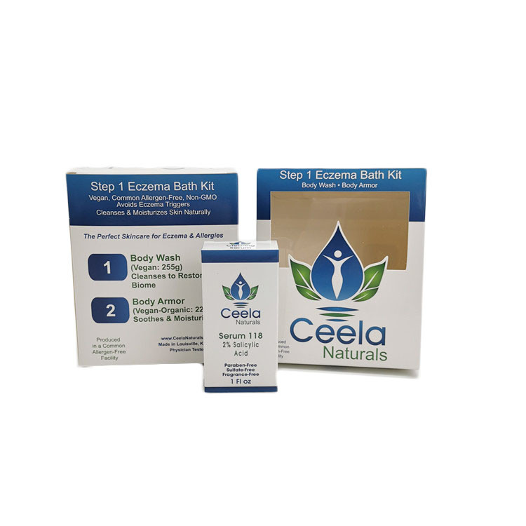 Parlak Beyaz Karton Kağıt Kutu Ambalaj Perakende Cilt Bakımı Vücut Yıkama Uygulaması