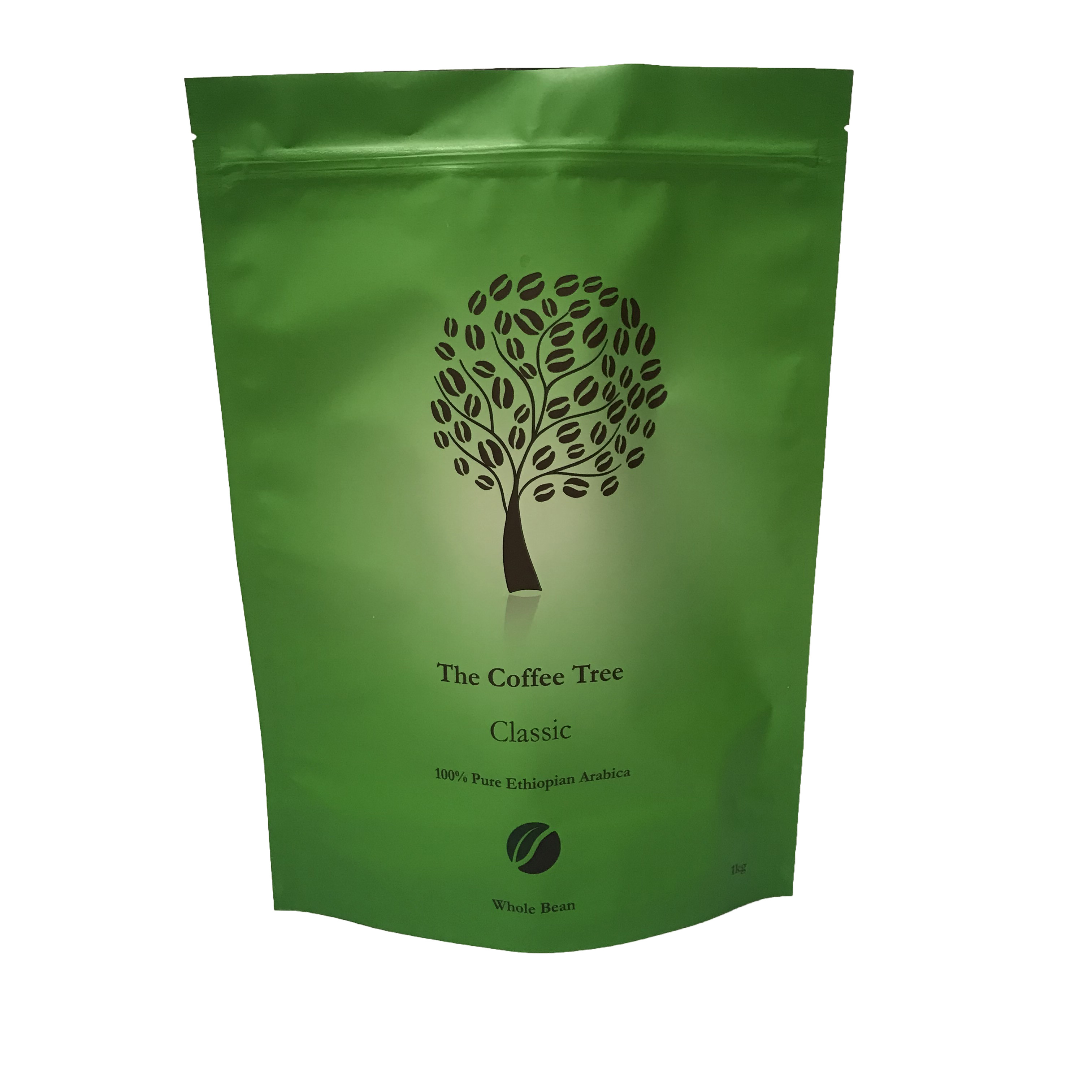 Alüminyum Folyo Folyo Kılıfı Ambalaj Kilitli Doypack Kahve Mylar Çanta Mat Yüzey