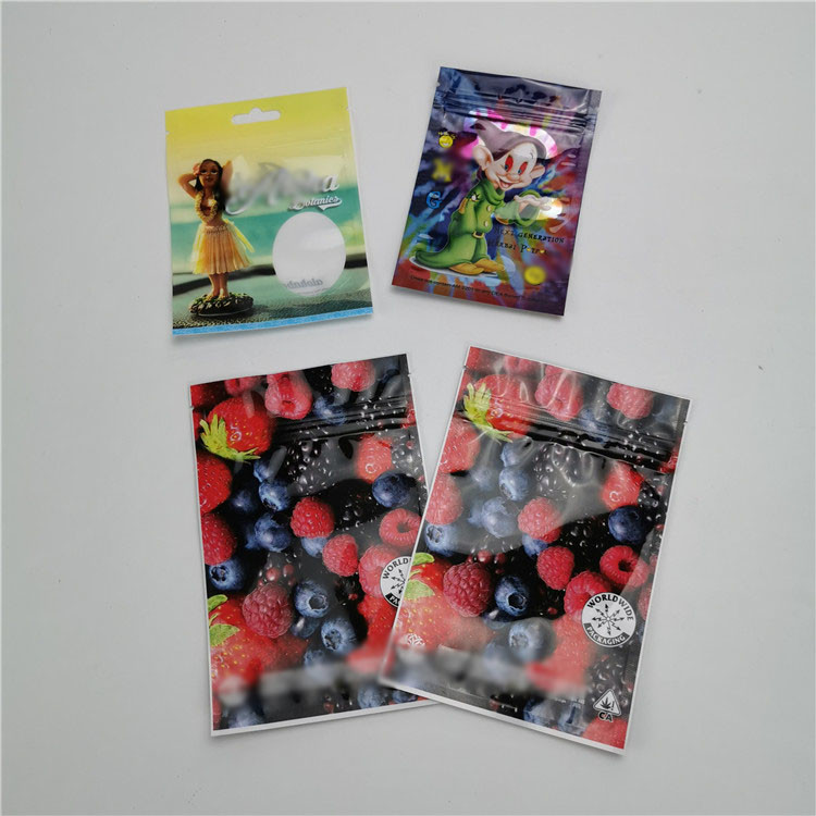 CBD Plastik Torbalar Ambalaj Alüminyum Folyo Stand Up Çocuk Korumalı Kilitli Torbalar