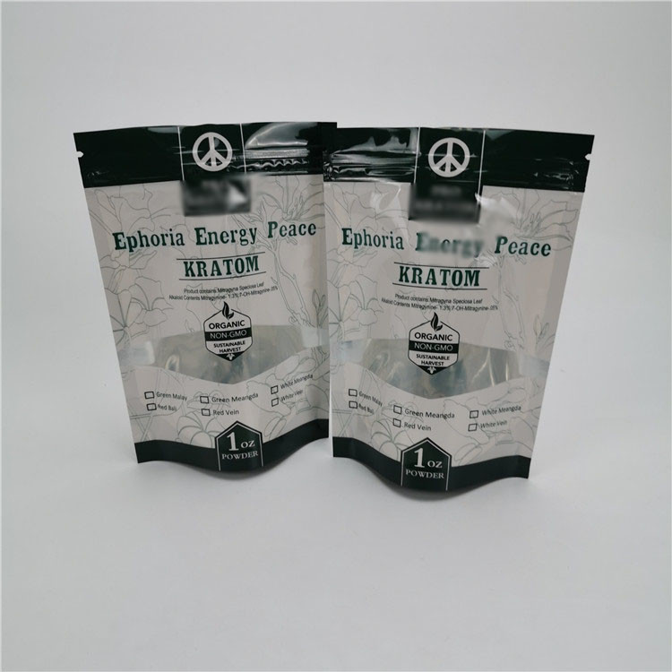 Çevre Dostu Plastik Torbalar Ambalaj Koku Geçirmez Zip Kilit CBD Yağ Ot Kenevir Çanta