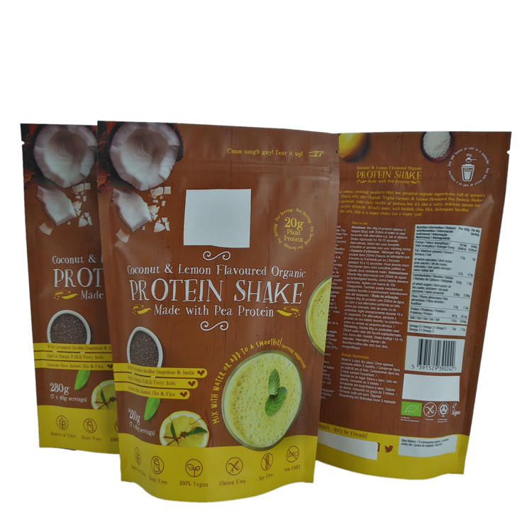 Toz Ambalaj Dijital Baskı VMPET Alüminyum Folyo Fermuar Kılıfı