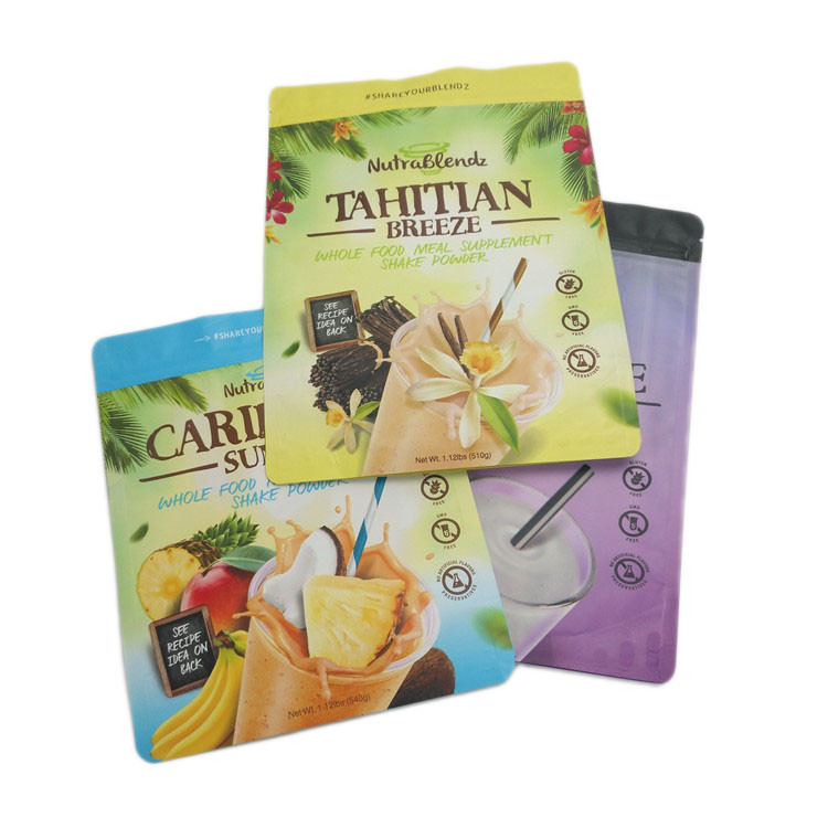 Fermuar Üst Açılıp Kapanabilir Gravür Baskı Plastik Torbalar Ambalaj