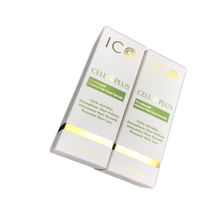 Saç Bakım Yağı Şişesi Karton Kağıt Ambalaj Kutusu