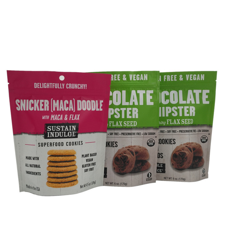 Toz Ambalaj Stand Up Fermuarlı alüminyum folyo torbalar