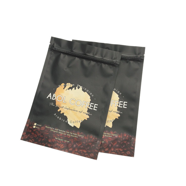 Dijital Baskı Lamine Folyo Stand Up Fermuar Çanta Çanta