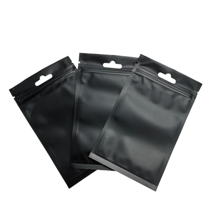 Mat Finish Fermuar Folyo Kozmetik Pacakging Kılıfı