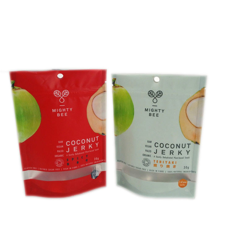 Gıda Sınıfı Asmak Delik PET Alüminyum Folyo Plastik Torbalar