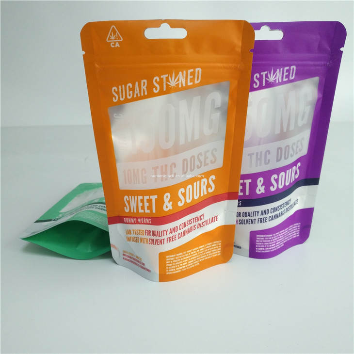 Dijital Baskı 3.5g 7g 14g 28g Sakızlı Bitkisel Ot Çanta