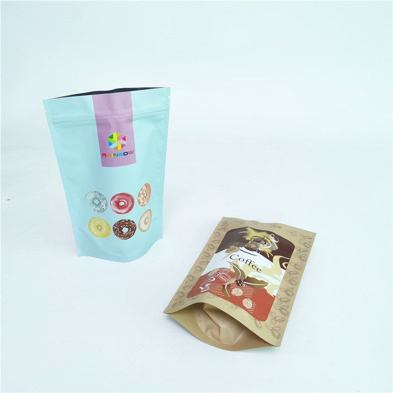 Stand Up Kilitli Folyo Kılıfı Ambalaj Alüminyum Folyo Vücut Ovma Kremi Paketleme Çantaları