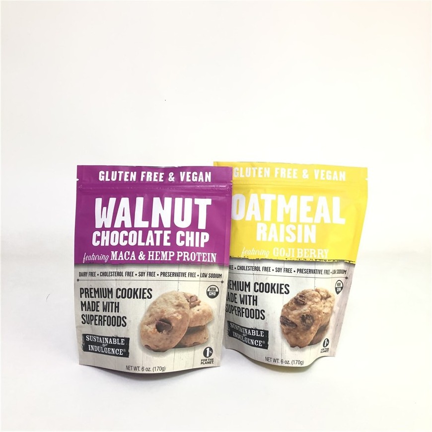 Özelleştirilmiş Stand Up Gıda Sınıfı Çerez Somun Kaju Ambalaj Çanta Gıda Mylar Çantası