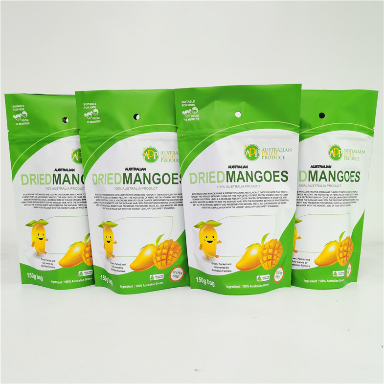 500g 1 kg Özelleştirilmiş Doypack Kilitli Torba Kurutulmuş Meyve Ambalaj Çanta Mylar Folyo Çanta