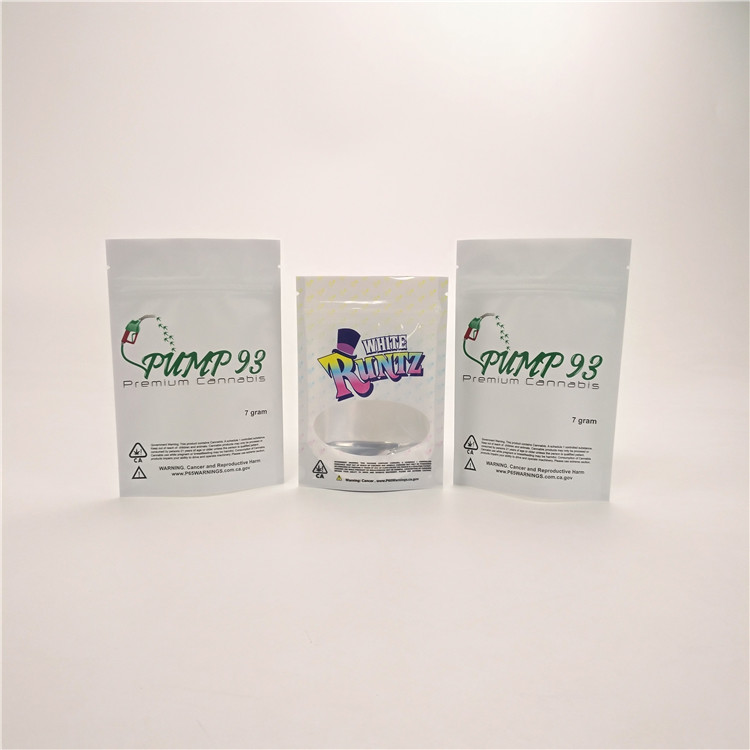 Örnek ücretsiz özelleştirilmiş çocuk geçirmez CBD çanta runtz orman çerezleri tıp kılıfı ile pencere