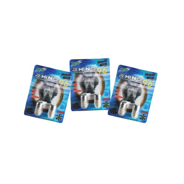 Doğal Büyük Boy Haplar İçin Ambalaj Kutusu Bitkisel Erkek Büyütme Kapsülü RHINO 7