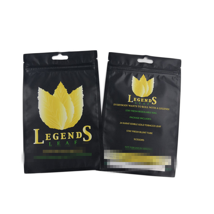 Gravnre Baskı VMPET Bitkisel Tütsü Paketleme Torbaları Koku Korumalı