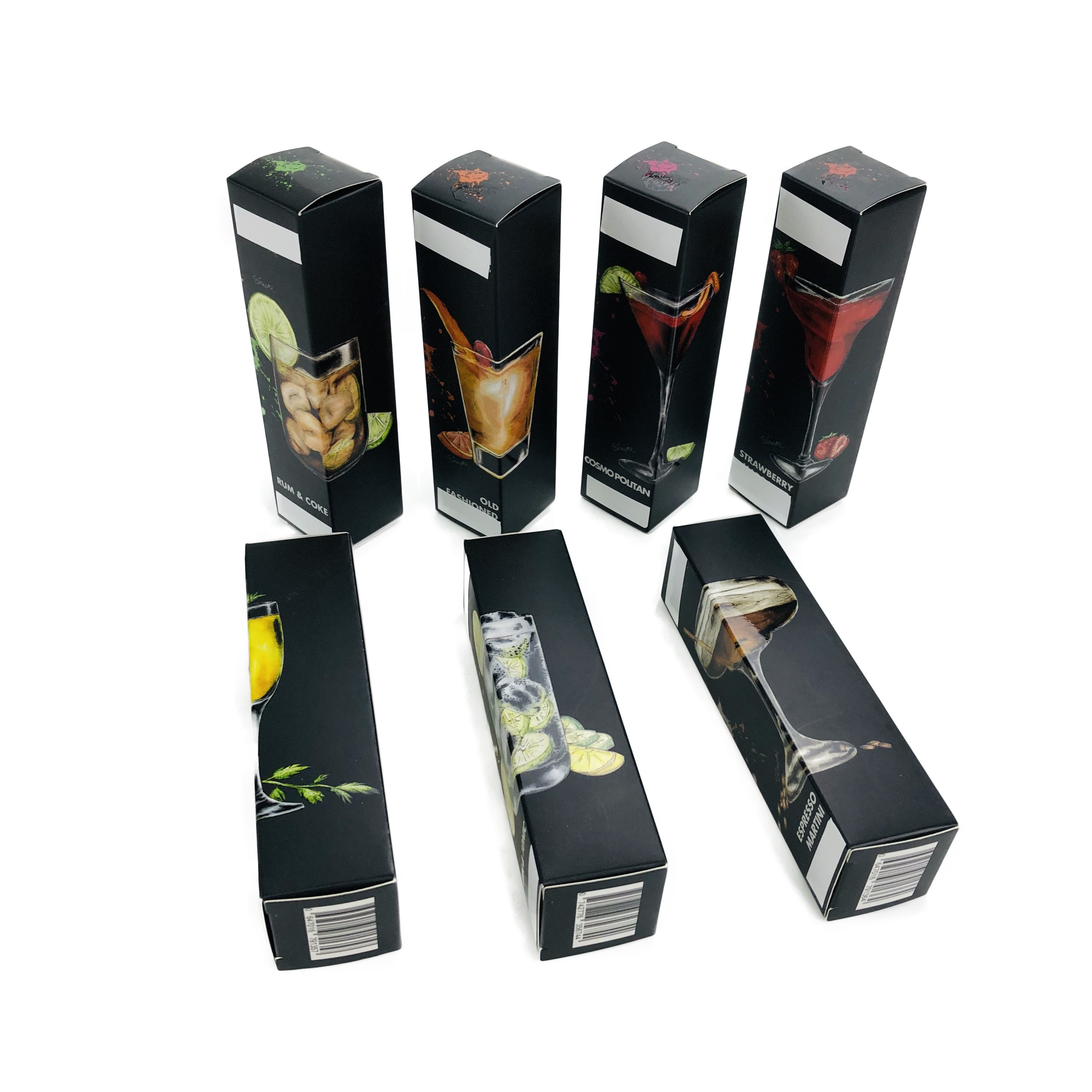 Mat Finish Hafif Kağıt Kutusu Ambalajı İçecekler İçin Katlanabilir Kutu CMYK Rengi