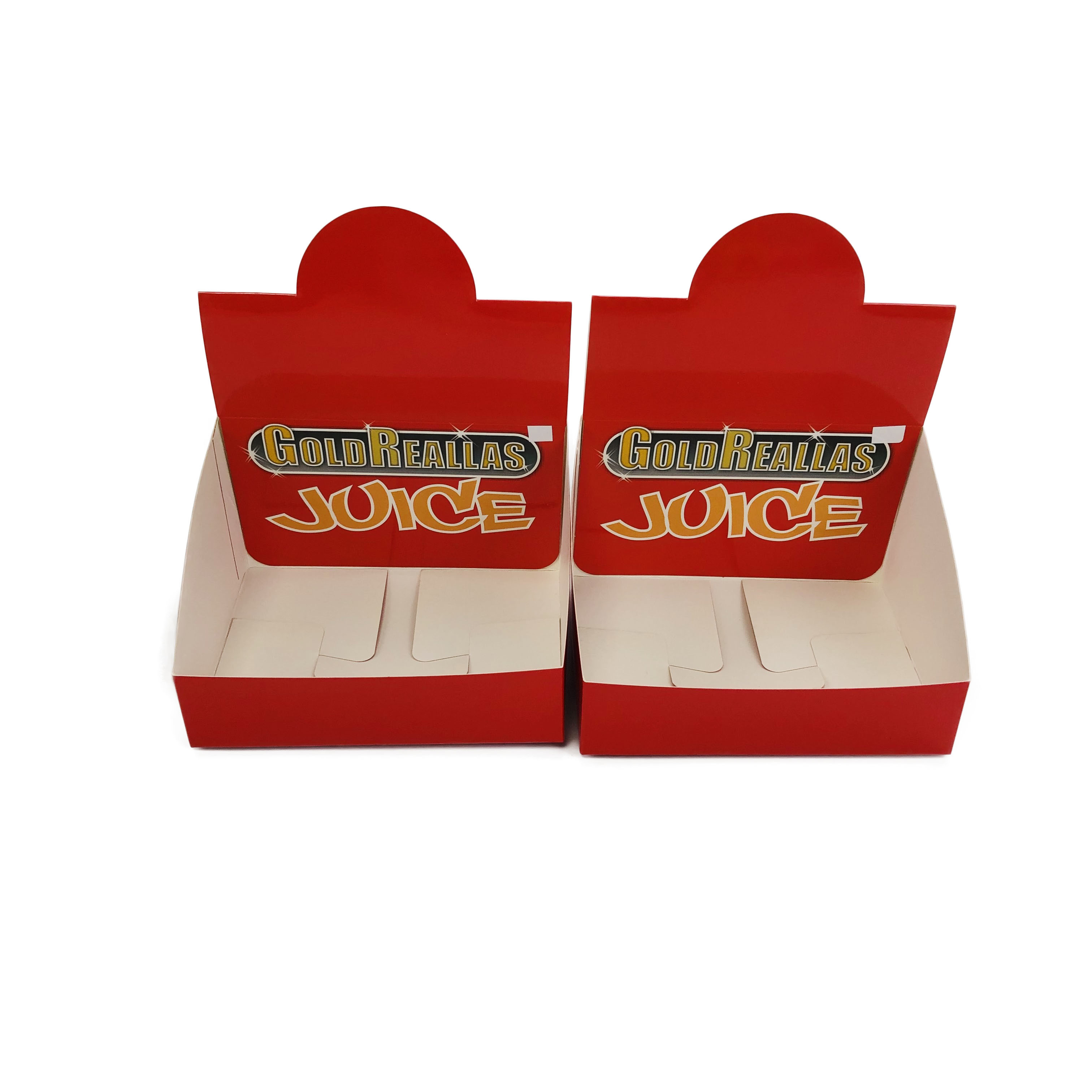 Parlak Şişeler İçin Karton Kağıt Teşhir Kutusu Ambalajı CMYK Rengi Ekran Torbaları Ambalajı