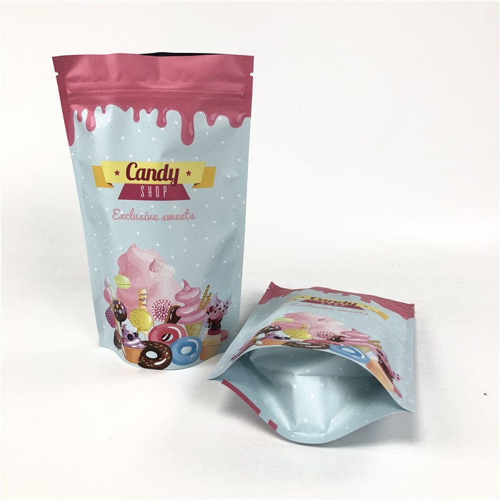 Kuruyemiş Baharat için 100 Mikron Mylar Kilitli Alüminyum Folyo Çanta