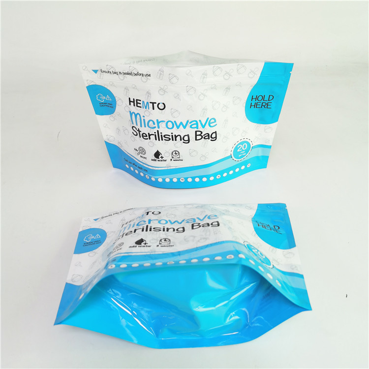 Gıda Sınıfı 120mic VMPET Mikrodalga Sterilizatör Fırın Torbası