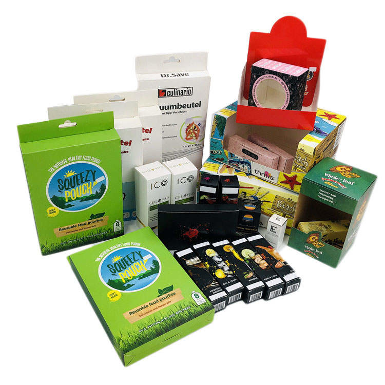 Logo ile 250gsm Karton Kenevir CBD Kağıt Kutu Ambalajı