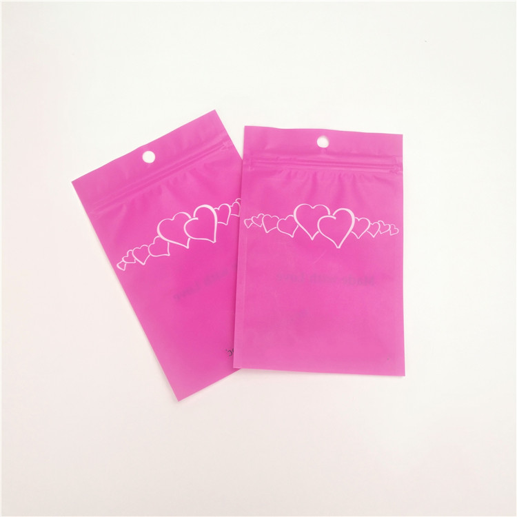 Kirpik Takı Gravür Baskı MOPP Fermuarlı Makyaj Çantası