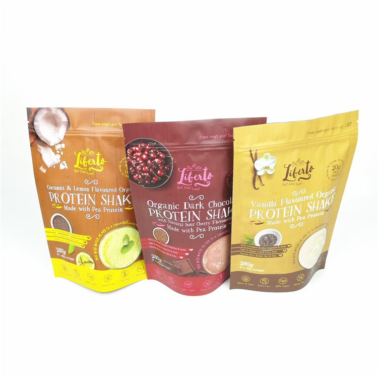 Dijital Baskı Folyo Kılıfı Kratom Tozu Ambalaj Ayağa kalk fermuarlı mylar çantalar