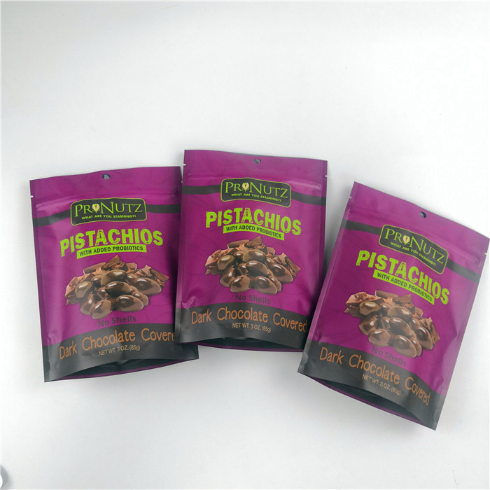 Kuruyemiş paketleme için özel logo lamine ısı sızdırmaz vakumlu paketleme torbaları