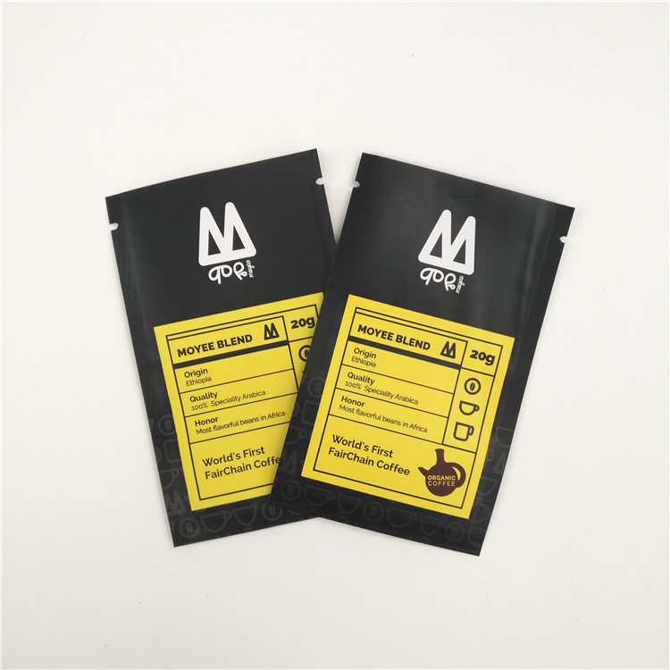 250g 500g Kahve Çekirdeği MOPP VMPET Vanalı Stand Up Kılıfı