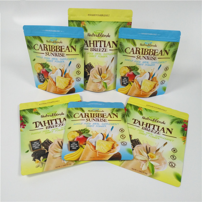 Nem Geçirmez Mat Alüminyum Folyo Ambalaj Torbaları Gıda Ambalajı için Özel Çantalar