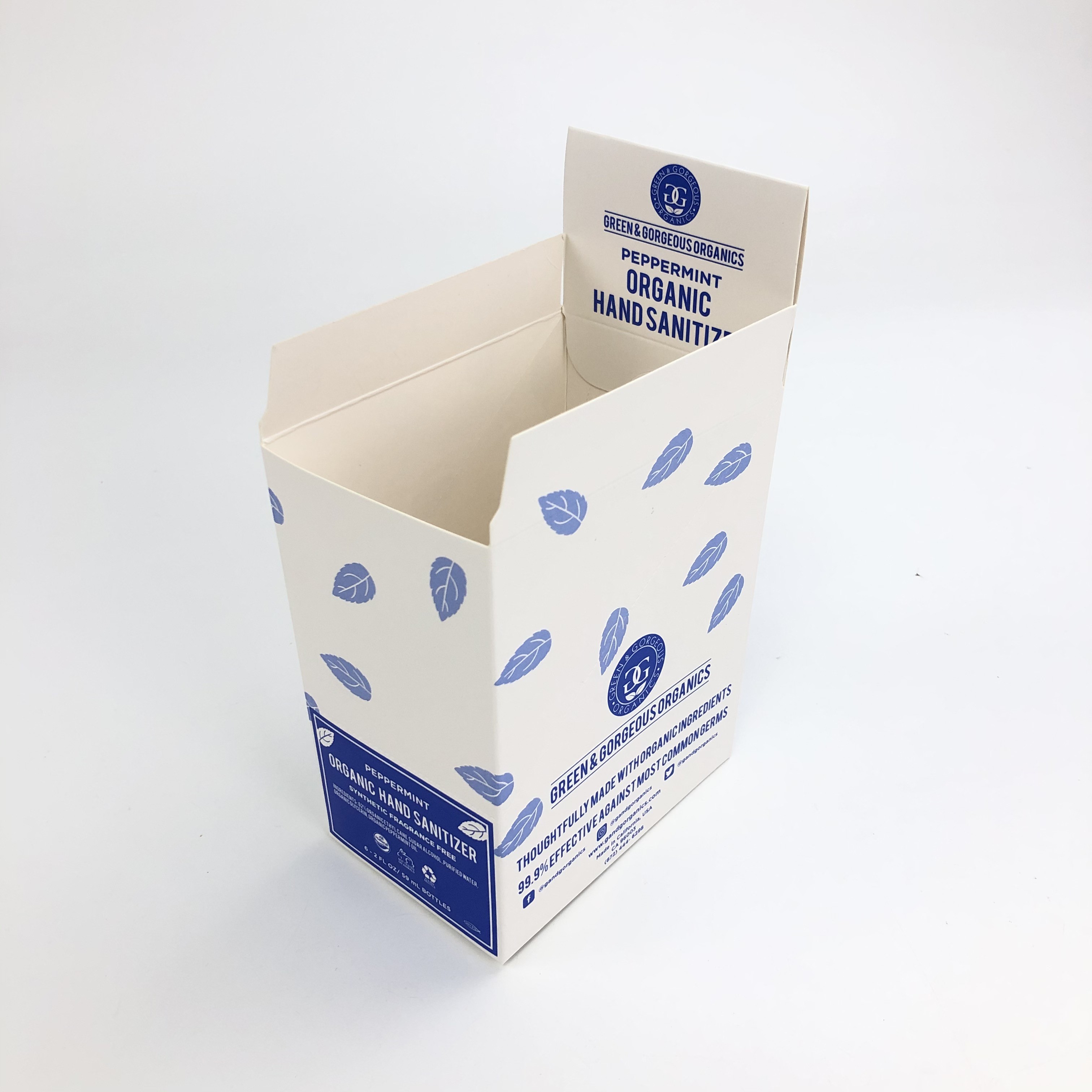 Özel Matt Film UV 30ml 60ml Şişeler için 400g 350g Kalınlık Beyaz Karton ile Kabartmalı Ekran Kağıt Kutusu Ambalajı