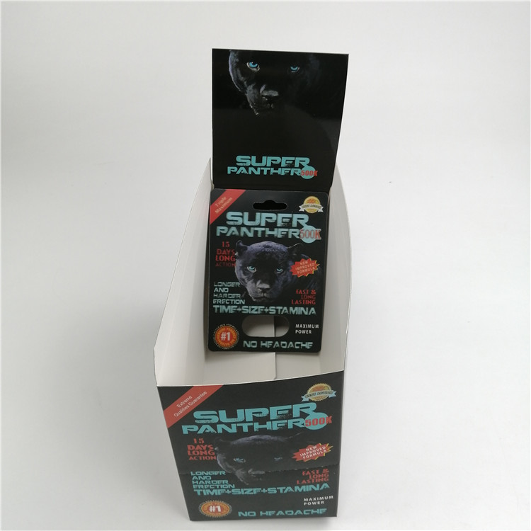 Erkek Geliştirme Hapları Rhino 3d Seks Hapı Ambalaj Blister Kartı 600k 700k Lentiküler Kart