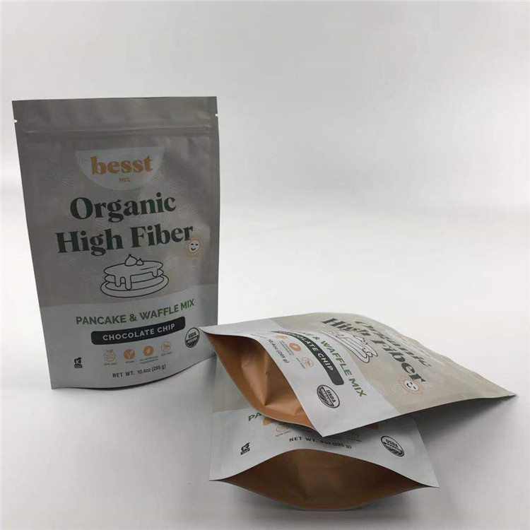 Kuru Meyveler için Pencereli Doypack ile Fermuarlı Kese Standı