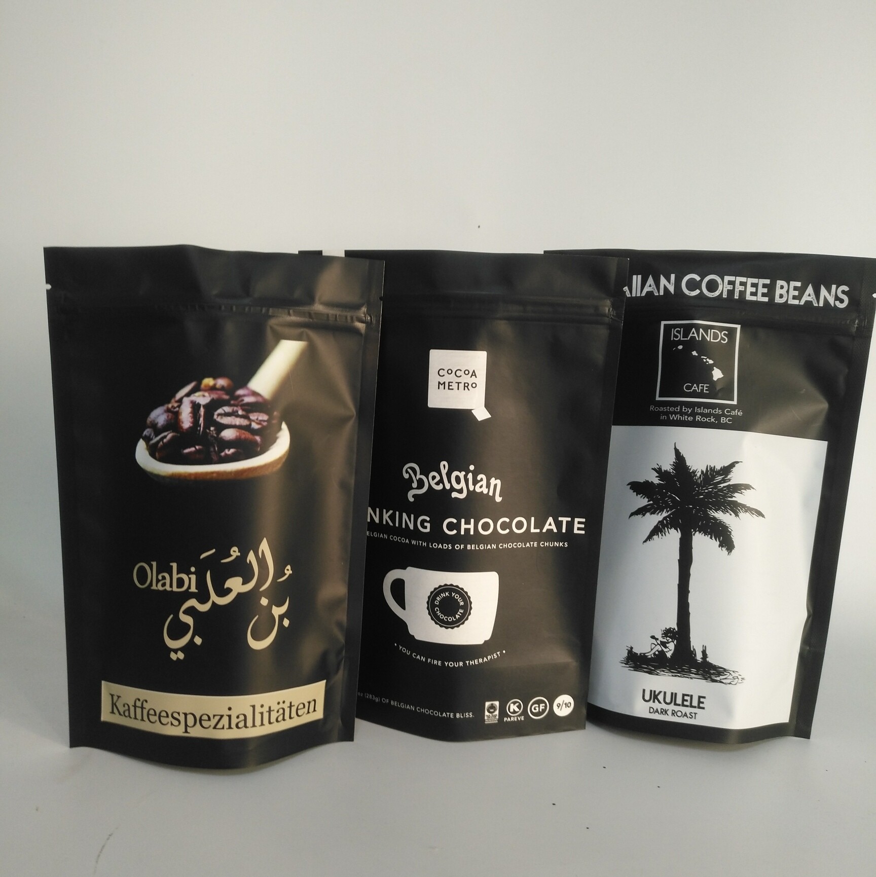 Matt Gold VMPET 300g Alüminyum Folyo Fermuarlı Çanta 100mircon