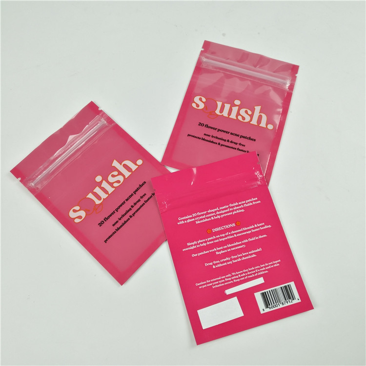 Mini miktar açık ön diş ipi delikli plastik torbalar alüminyum folyo dijital baskı fermuarlı kilit çanta ambalajı