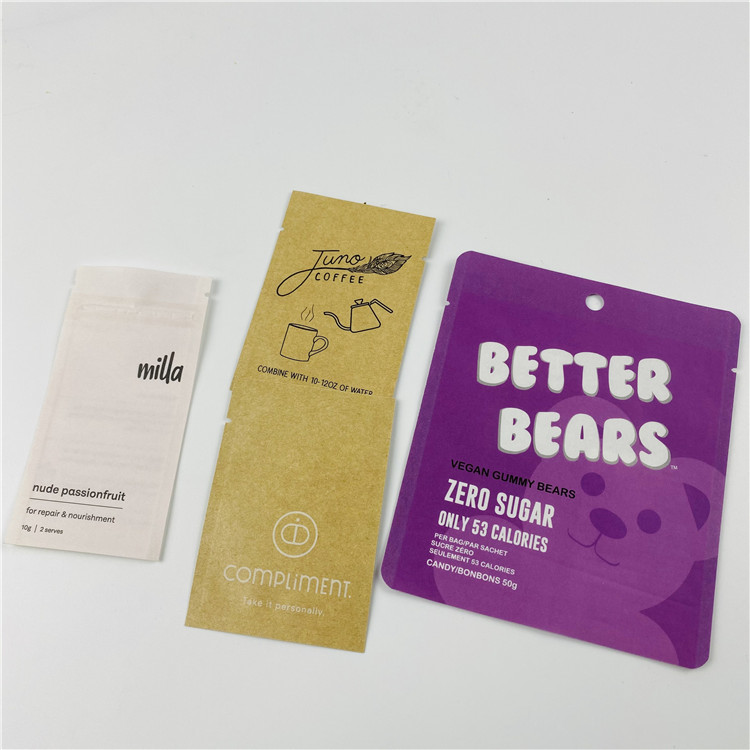 Gravnre Printing MOPP VMPET Üç Taraflı Mühür Torba Kilitli