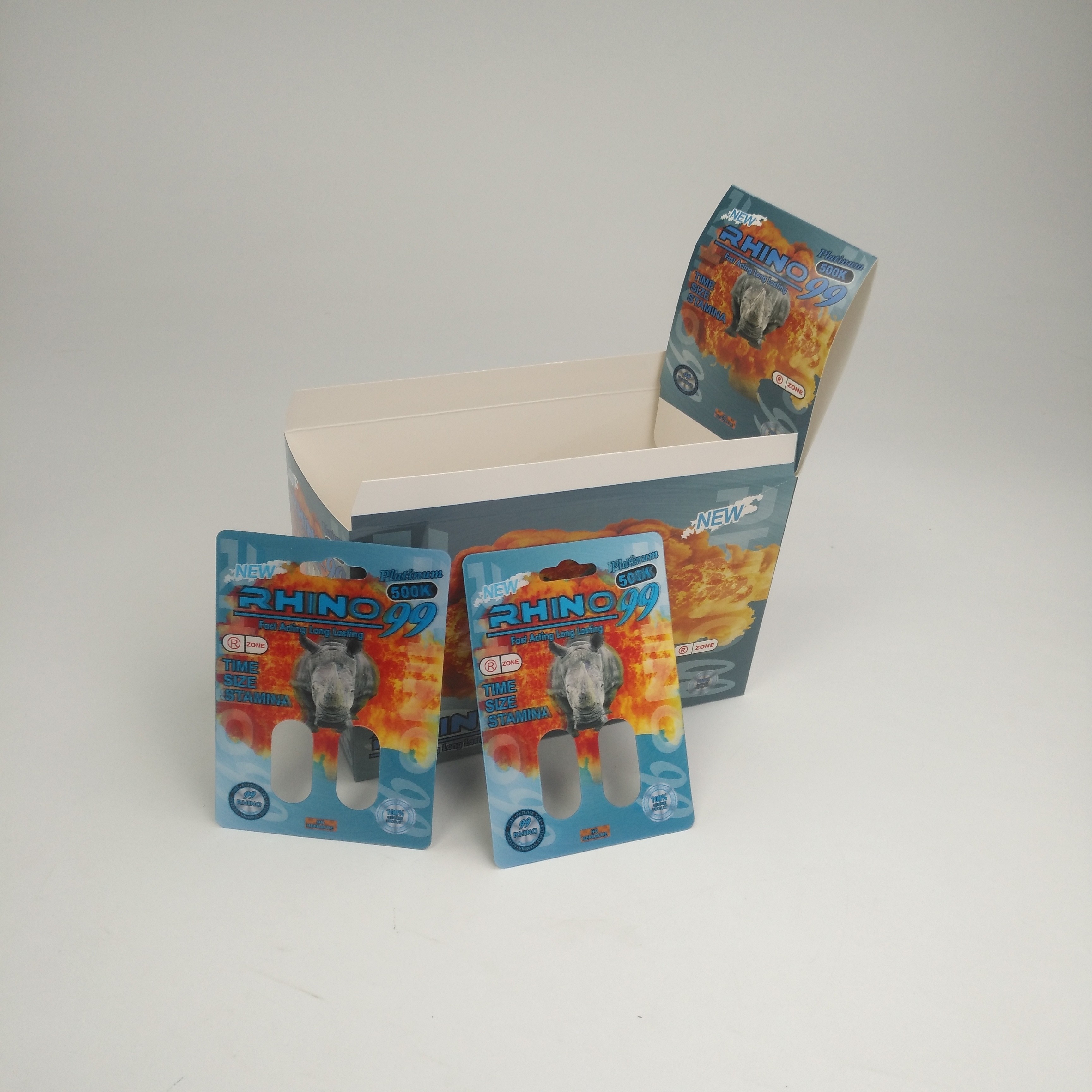 FDA 200mic Rhino 7 50000 3D Blister Kart nem geçirmez