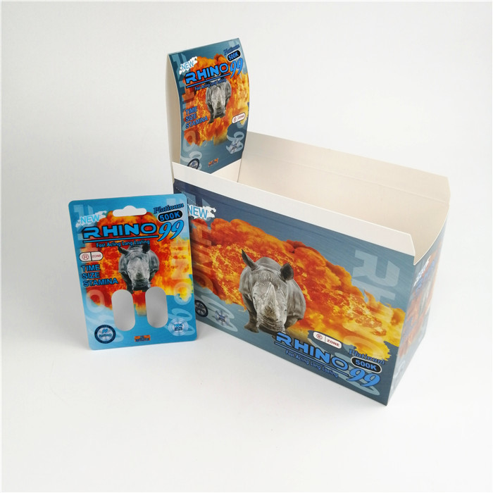 Süper Panter Blister Kart Ambalaj Rhino 600K 700K