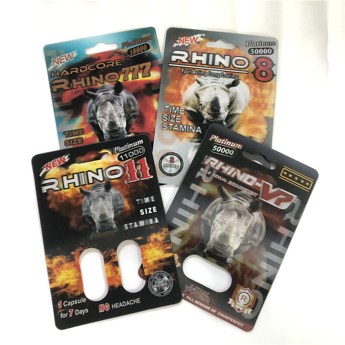 Cinsel Geliştirme Hapları İçin 89x127mm Magnum 24K 3d Blister Kart