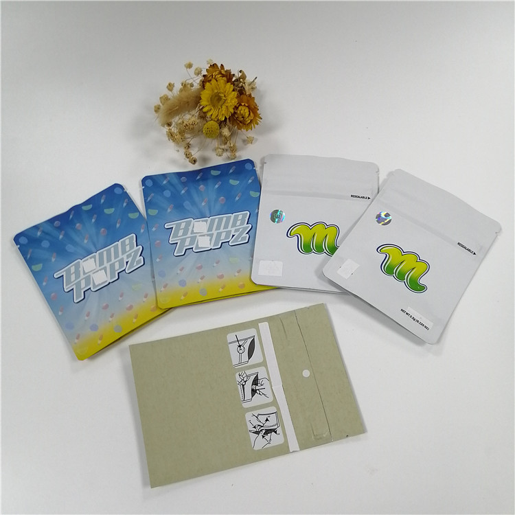 Bitkisel Tütsü Yeniden Kullanılabilir Kilitli Torbalar 1 Gram 3.5g 7g Isı Yalıtımlı