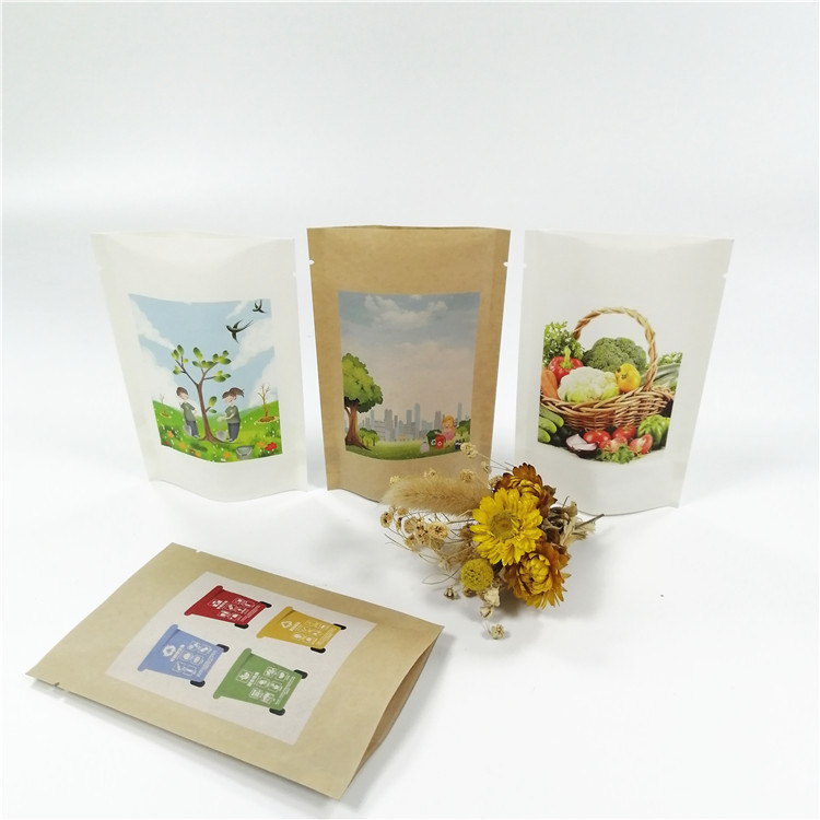 Biyobozunur 100mircon VMPET Kraft Kağıt Ambalaj Torbası