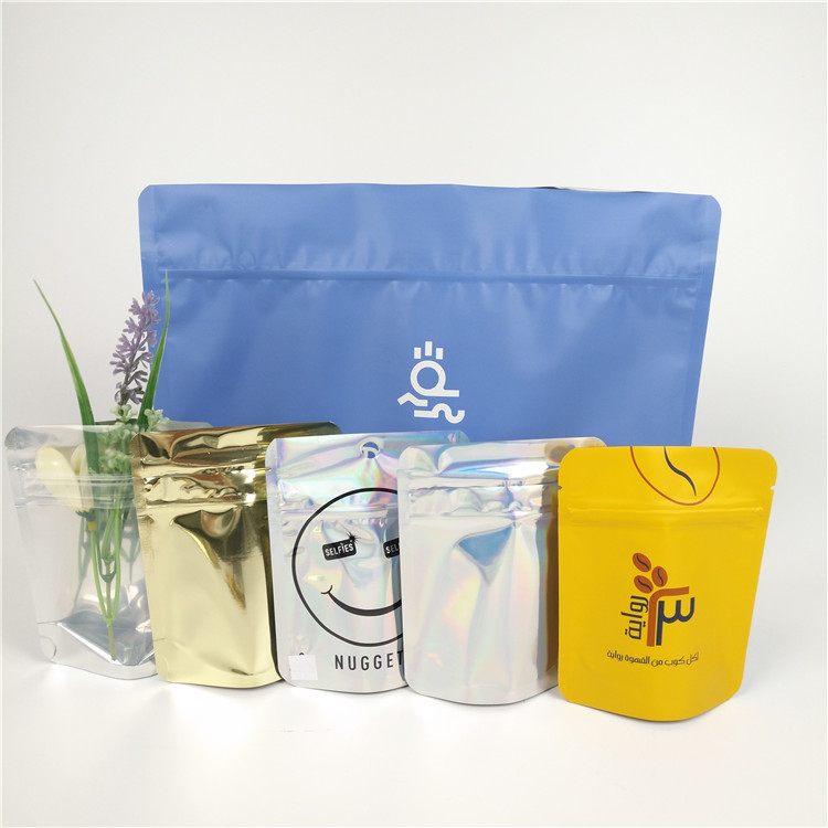 Fıstık Ezmesi İçin Açılıp Kapanabilir SGS Yenilebilir Çocuklara Dayanıklı Mylar Çanta