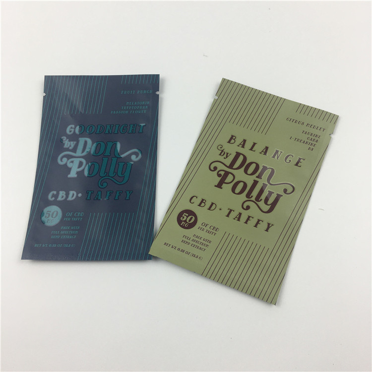 Plastik UV Baskı Folyo Mylar Kilitli Pencereli Torbalar